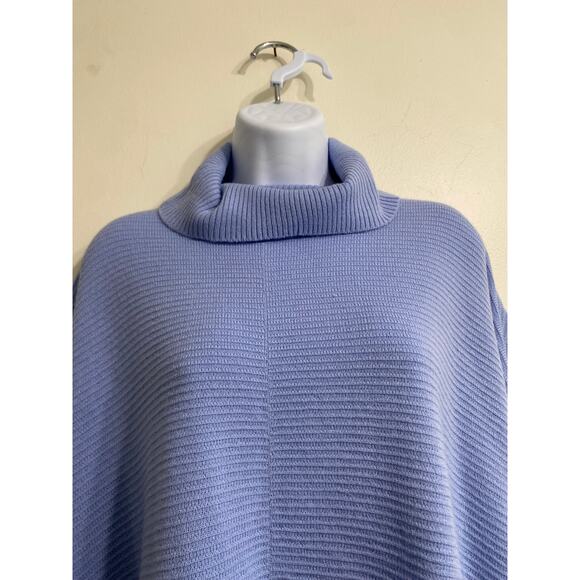 Bat Wing Sleeve Turtleneck Tunic Sweater - Picture 4 of 12